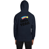 LETS PARTY HELL YEAH PRINT UNISEX HOODIE - boopdo