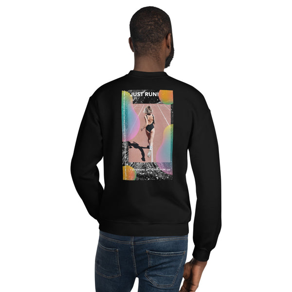 ADDICTED TO RUN UNISEX SWEATSHIRT - boopdo