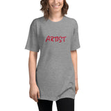 ARTIST WHO LOVED CATS UNISEX TRI BLEND TRACK SHIRT - boopdo