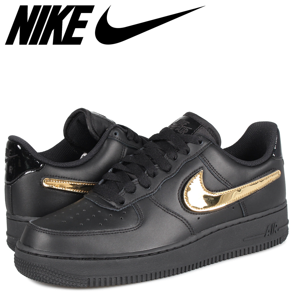 Nike Air Force 1 '07 LV8 3 Black/Gold - CT2252-001